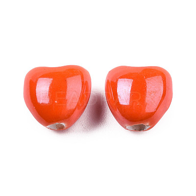 Glazed Porcelain Beads PORC-T007-21-13-1