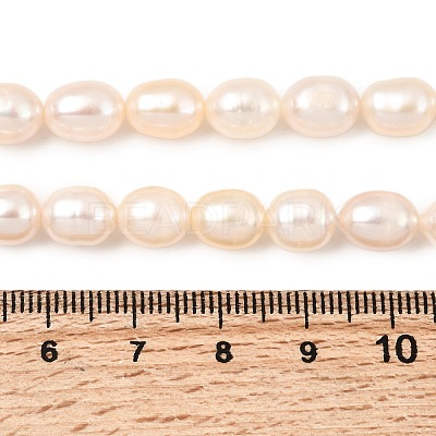 Natural Cultured Freshwater Pearl Beads Strands PEAR-F020-04A-3A-1