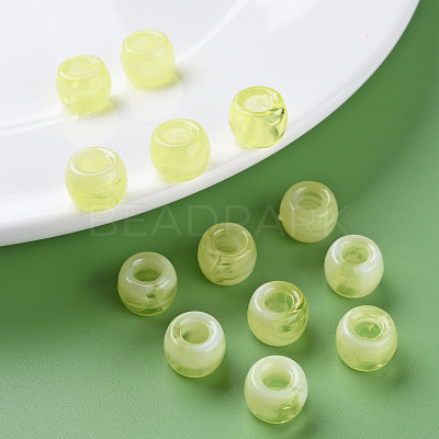 Acrylic European Beads MACR-S375-002A-08-1