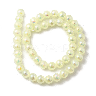 Plating Natural Selenite Beads Strands G-G120-A01-03-04-1