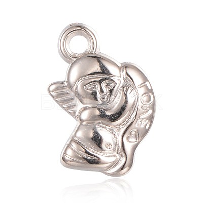 Angel/Cupid/Cherub CCB Plastic Pendants CCB-J028-23P-1