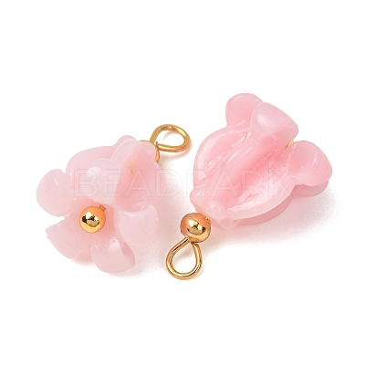 Dyed Synthetic Coral Pendants GG-CBAC295-01G-03-1