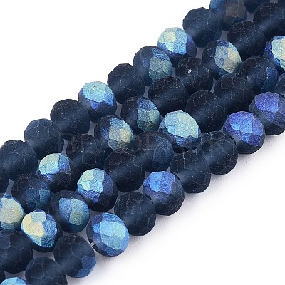 Transparent Glass Beads Strands LS-EGLA-A044-T6mm-MB12-1