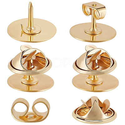 15 Sets Blank Brooches Accessories KK-BBC0015-73-1