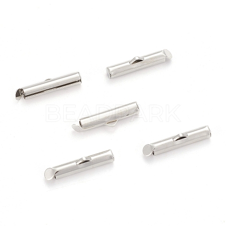 Iron Slide On End Clasp Tubes LS-X-IFIN-R212-2.0cm-P-1