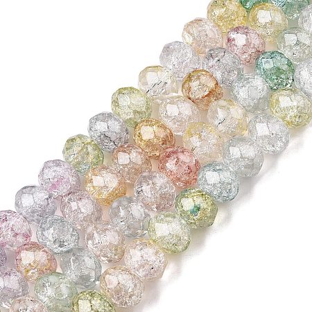 Transparent Glass Beads Strands GLAA-T023-10mm-A07-1