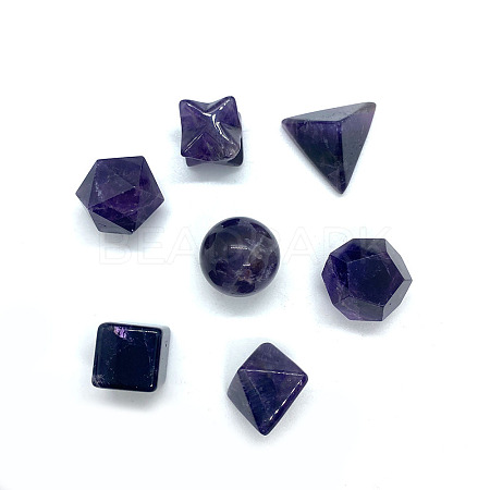Natural Amethyst Crystal Healing Stone Decorations PW-WG25202-01-1