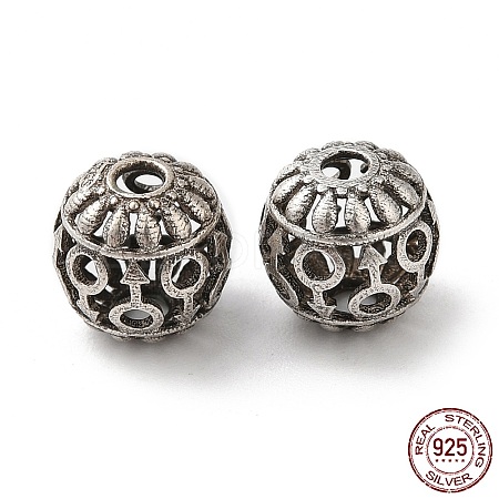 925 Sterling Silver Beads STER-M113-28AS-1