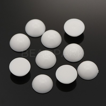 Half Round Acrylic Cabochons SACR-O002-16-6mm-1