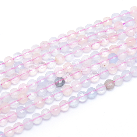 Natural Morganite Beads Strands G-D0003-A45-1