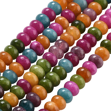 2 Strands Natural White Jade Beads Strands G-PA0001-87-1