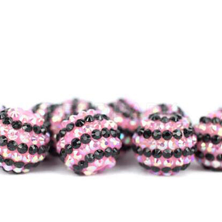 Resin Rhinestone Beads RESI-TAC0004-28G-1