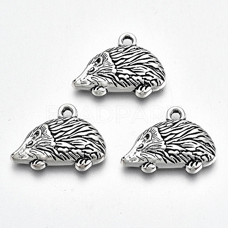 Tibetan Style Alloy Pendants X-TIBE-S323-079AS-RS-1