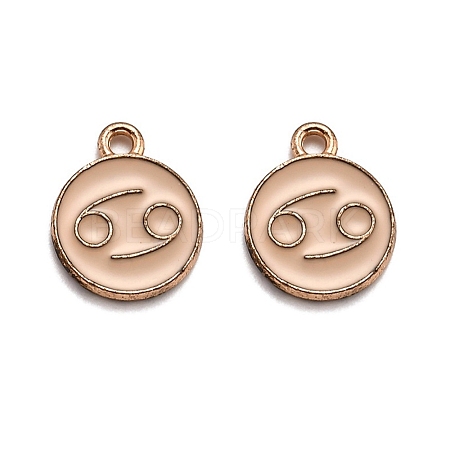 Alloy Enamel Pendants ENAM-S124-01A-10D-1