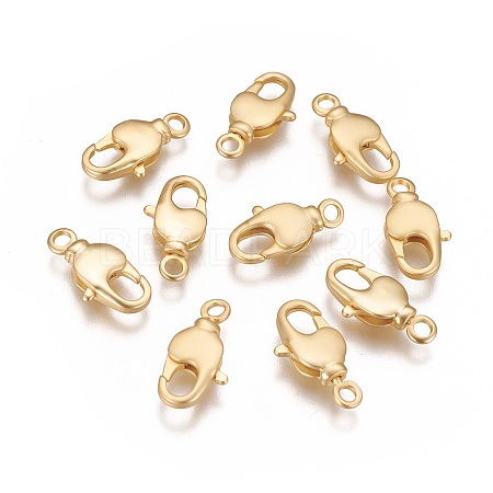 Brass Swivel Lobster Claw Clasps KK-K238-39MG-L-1