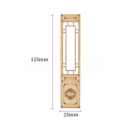 Wood Screen Ornaments PW-WG22423-03-1