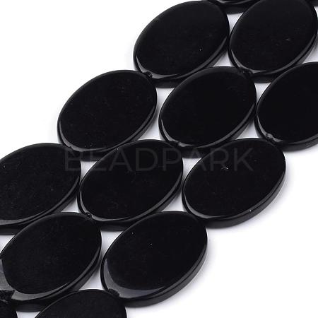 Synthetic Black Stone Beads Strands G-Q949-006-1