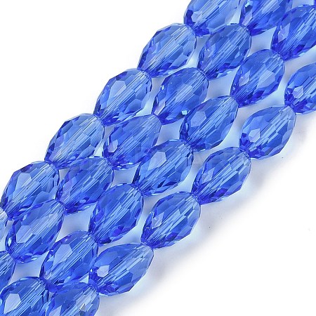 Transparent Glass Beads Strands EGLA-N013-T4mm-D10-1