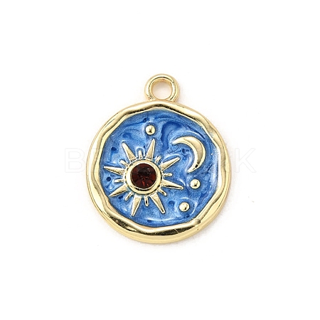 Alloy Enamel Pendants FIND-U030-20G-02-1