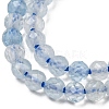 Grade A Natural Aquamarine Beads Strands G-E411-19F-2mm-3