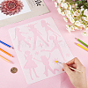Plastic Drawing Painting Stencils Templates DIY-WH20012-07H-3