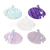 Acrylic Disc Big Pendants SACR-G015-F01-1