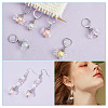 Candy Transparent Acrylic Pendant Stitch Markers HJEW-AB00323-5