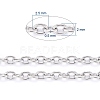 3.28 Feet 304 Stainless Steel Cable Chains X-CHS-F006-02C-P-3