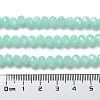 Baking Paint Imitation Jade Glass Bead Strands X-DGLA-A034-J6MM-A22-3
