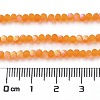 Transparent Glass Beads Strands EGLA-A044-T1mm-MB25-5