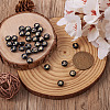 32Pcs 16 Style Handmade Lampwork Beads LAMP-CD0001-18-5