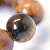 Grade AB Natural Tiger Eye Round Bead Strands G-E334-12mm-17-4