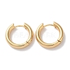 Ring Brass Huggie Hoop Earrings for Women EJEW-B056-10G-1