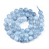 Natural Quartz Beads Strands X-G-T129-14-2