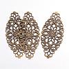 Iron Filigree Big Pendants X-IFIN-S090-AB-1