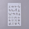 (Clearance Sale)Plastic Drawing Stencil DIY-WH0155-08-1