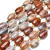 Natural Fire Crackle Agate Beads Strands G-F807-E01-01A-2