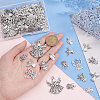 72Pcs 6 Style Tibetan Style Alloy Pendants FIND-PH0005-50-6