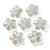 UV Plating Luminous Transparent Acrylic Beads OACR-P010-16B-1