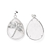 Natural Quartz Crystal Pendants G-G900-01P-16-2