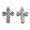 Tibetan Style Alloy Pendants TIBEP-N009-015AS-RS-2