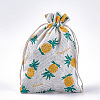 Polycotton(Polyester Cotton) Packing Pouches Drawstring Bags ABAG-T007-02J-2