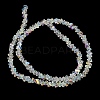 Electroplate Transparent Glass Beads Strands EGLA-P061-04C-AB22-3