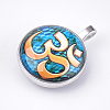 Glass Pendants GLAA-T005-01-3