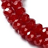 Baking Paint Imitation Jade Glass Bead Strands DGLA-A034-J10mm-A29-4