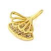 Frech Style Brass Micro Pave Cubic Zirconia Pendants KK-A232-05A-G-2