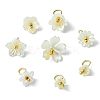 80Pcs 8 Styles ABS Plastic Imitation Pearl Pendants KY-CJ0001-95-6