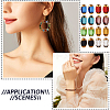 80Pcs 8 Colors Electroplate Glass Beads Strands EGLA-TA0001-21-8