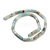 Natural Flower Amazonite Beads Strands G-Q1008-A10-2