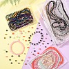 6 Strands 6 Colors Glass Beads Strands DGLA-YW0001-44A-4
